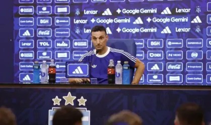 Scaloni em entrevista após Argentina 5 x 1 Zâmbia, em 2026