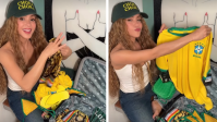 Vestindo boné de "Choka Choka", Shakira posta vídeo com roupas brasileiras