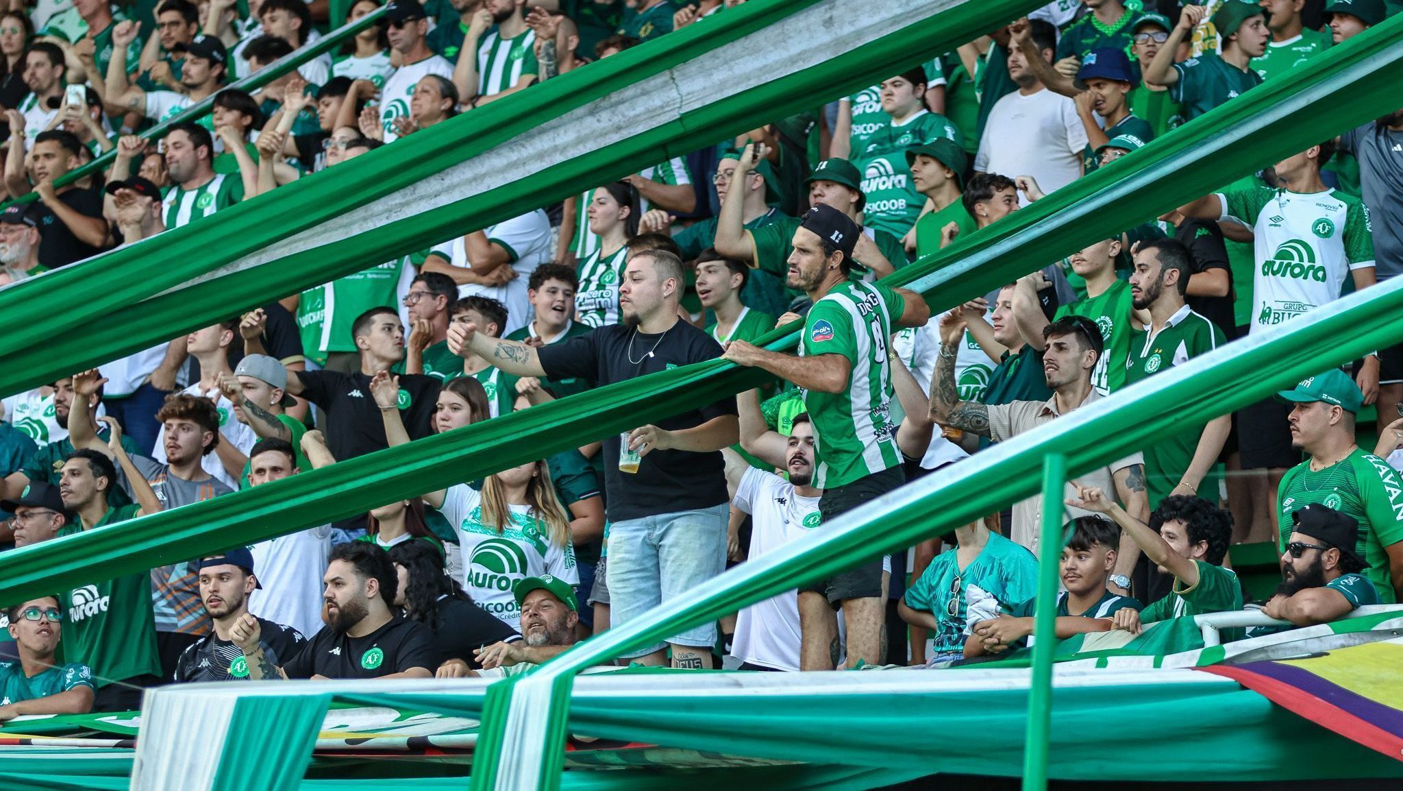 Torcida da Chapecoense na Arena Condá