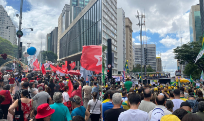 manifestações direita esquerda