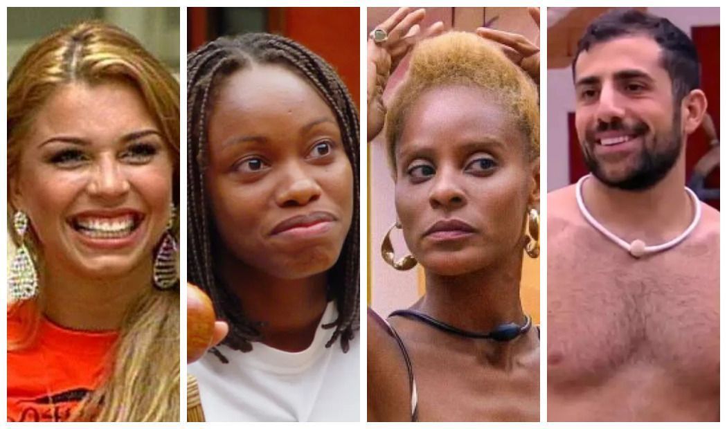 Grazi Massafera, Vanessa Pascale, Aline Wirley e Kaysar Dadour como vice-campeões do BBB