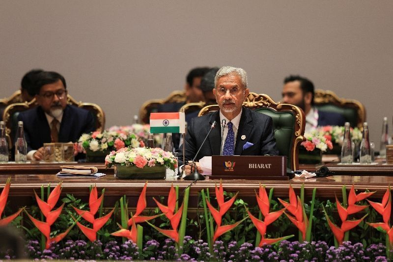 Ministro das Relações Exteriores da Índia, Subrahmanyam Jaishankar, em Nova Délhi
