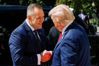 Presidente polonês agradece a Trump pelo envio de tropas americanas