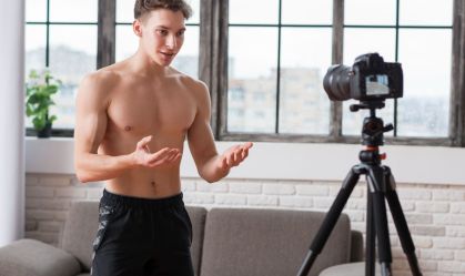 influencer-fitness-gravando-vídeo