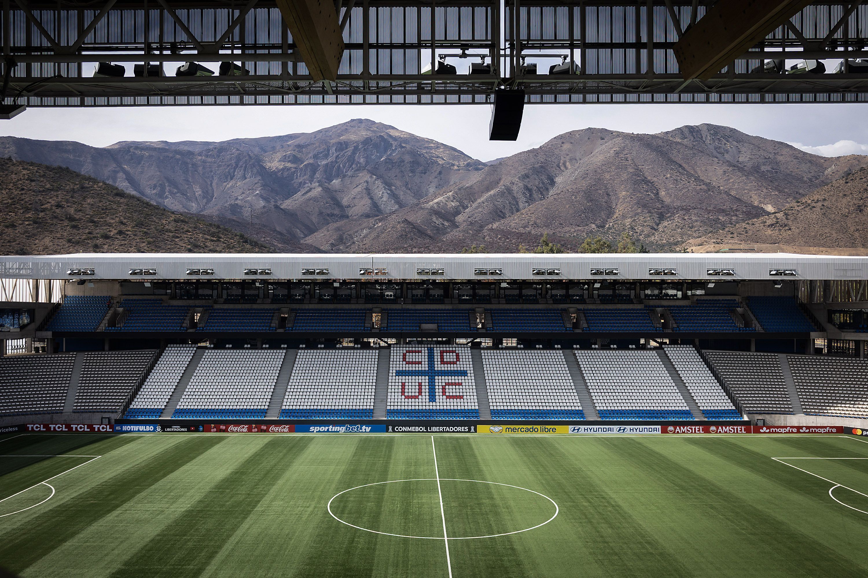 Claro Arena, em Santiago, no Chile