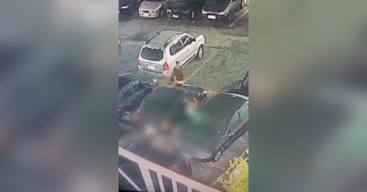 Câmeras registram agressão à mulher em estacionamento na Grande SP
