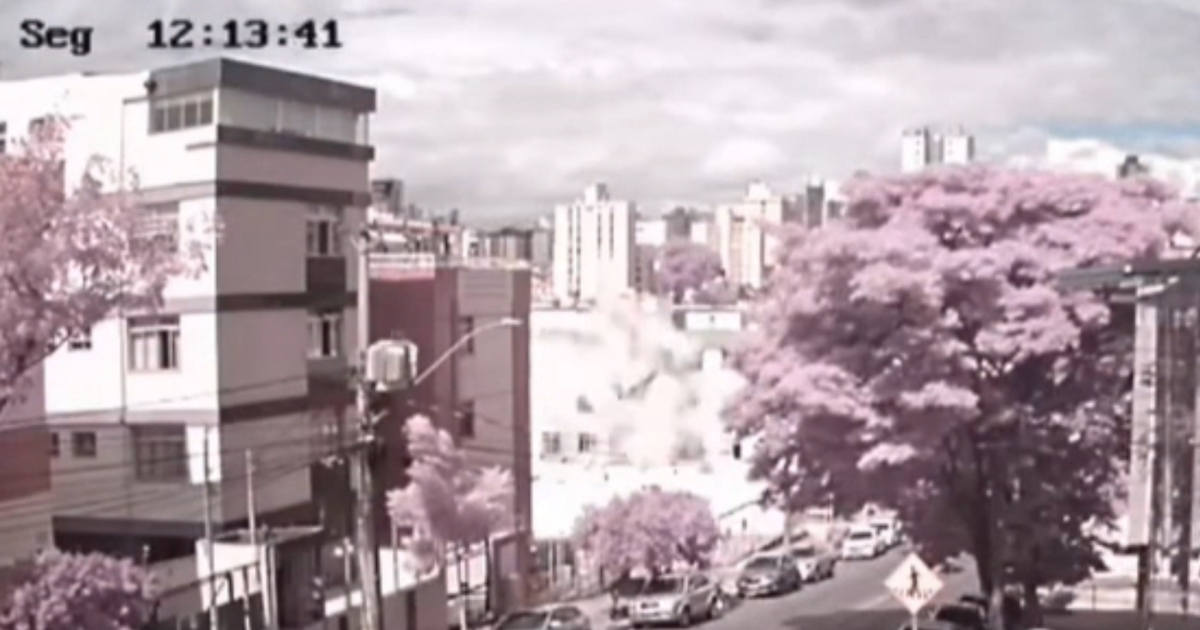 Vídeo: câmera flagra queda de avião em BH por outro ângulo