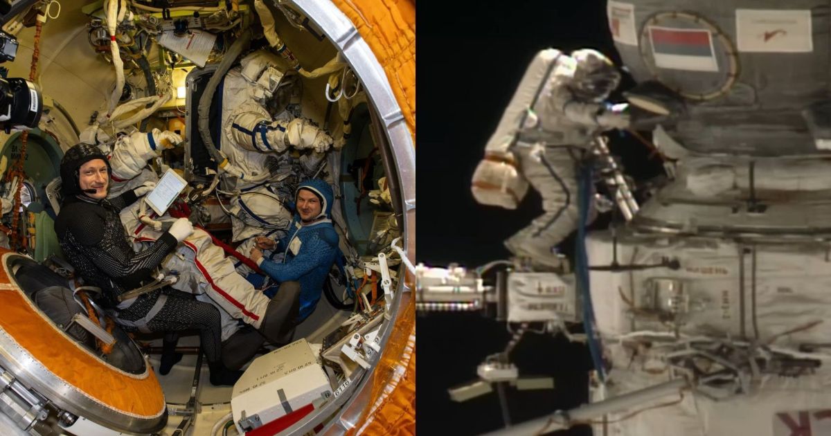 Veja vídeo da primeira caminhada espacial de 2026 feita por cosmonautas