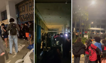 PMs usam bombas para desocupar reitoria da USP