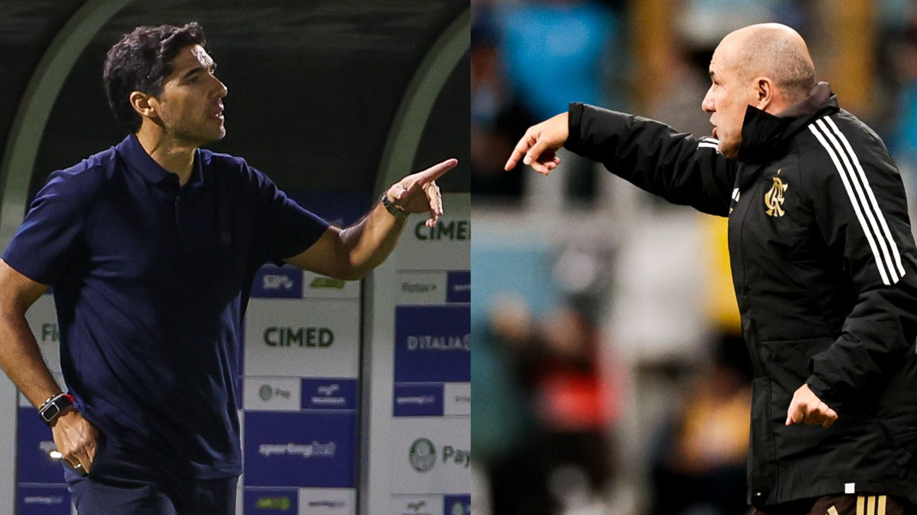 Abel Ferreira e Leonardo Jardim