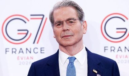 Secretário do Tesouro dos EUA, Scott Bessent, em Paris em 18 de maio de 2026