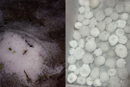 Cidades da Região Sul do país são atingidas por chuva de granizo; veja