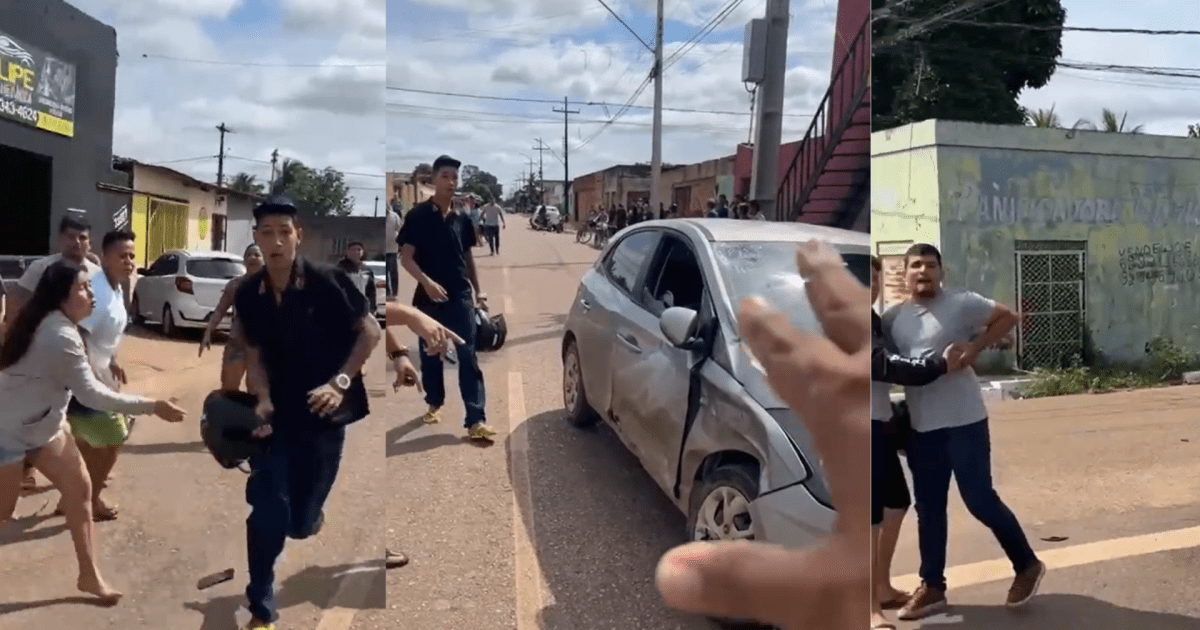 Vídeo: Repórter é agredido durante cobertura de acidente de carro em RO