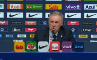 “Sinto muito”: Ancelotti cita Hugo Souza, João Pedro e outros cortados