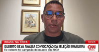 À CNN, Gilberto Silva elogia lista de Ancelotti para a Copa: “Equilibrada”