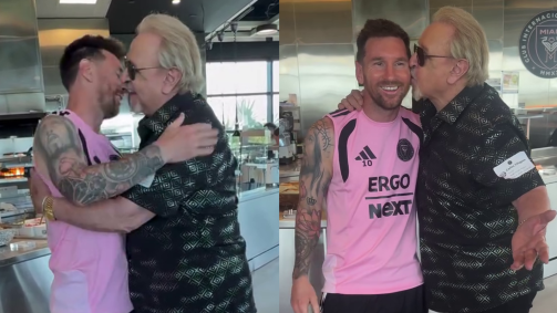 Carlos Villagrán se emocionou ao conhecer Messi