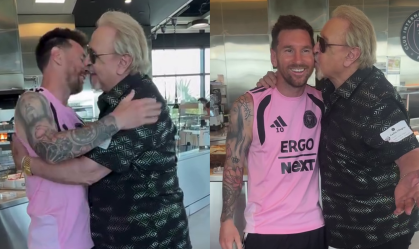 Carlos Villagrán se emocionou ao conhecer Messi
