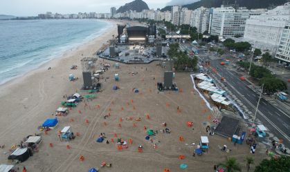 RETIRADA LIXO SHAKIRA COPACABANA