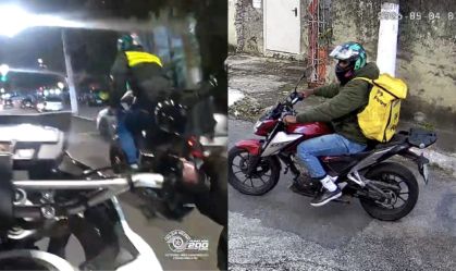 BODYCAM MOSTRA PERSEGUIÇÃO DE MOTOCICLISTA