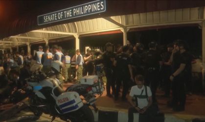 Disparos no Senado das Filipinas causam tumulto