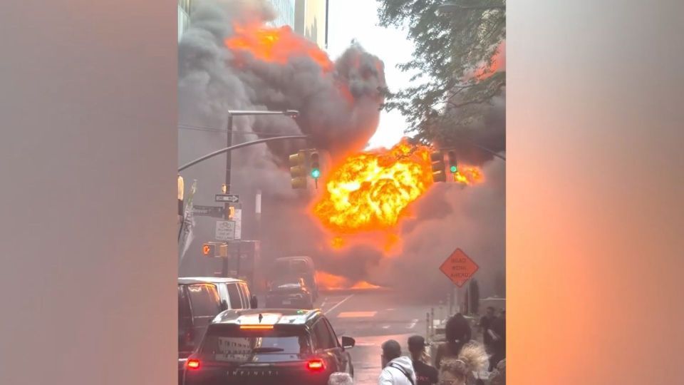 Explosão de carro em NY
