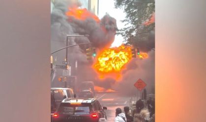 Explosão de carro em NY