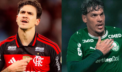 Flamengo e Palmeiras se enfrentam no Brasileirão