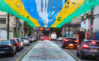 Ruas do Rio de Janeiro decoradas para a Copa do Mundo podem ganhar prêmio