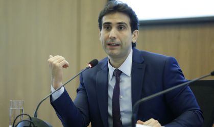 Presidente do Banco Central do Brasil, Gabriel Galípolo, durante a apresentação do Relatório de Política Monetária