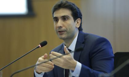 Presidente do Banco Central do Brasil, Gabriel Galípolo, durante a apresentação do Relatório de Política Monetária