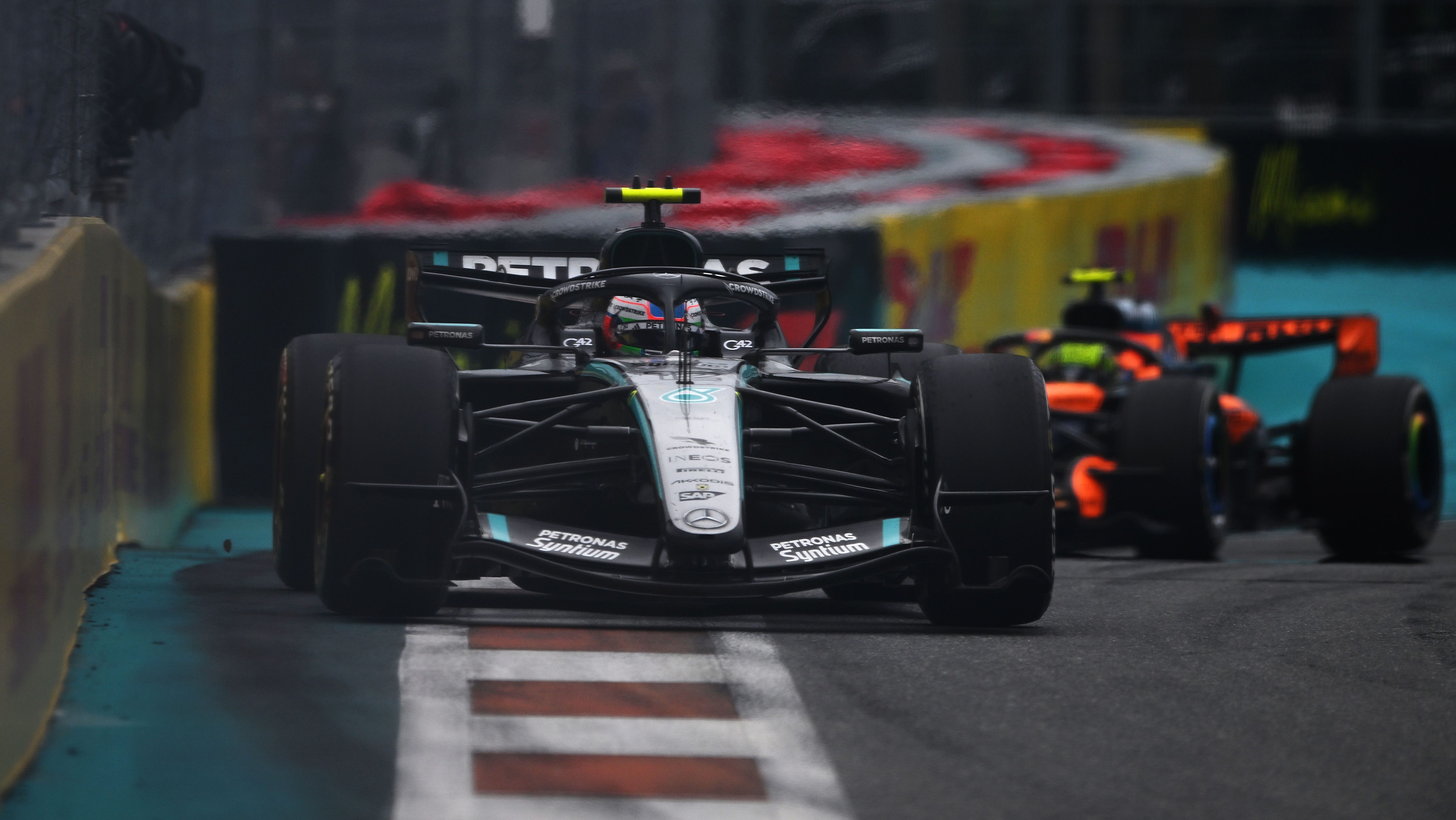 Kimi Antonelli, da Mercedes, vence o GP de Miami, nos Estados Unidos