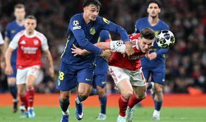 Gyokeres em Arsenal x Atlético de Madrid, pela Champions League