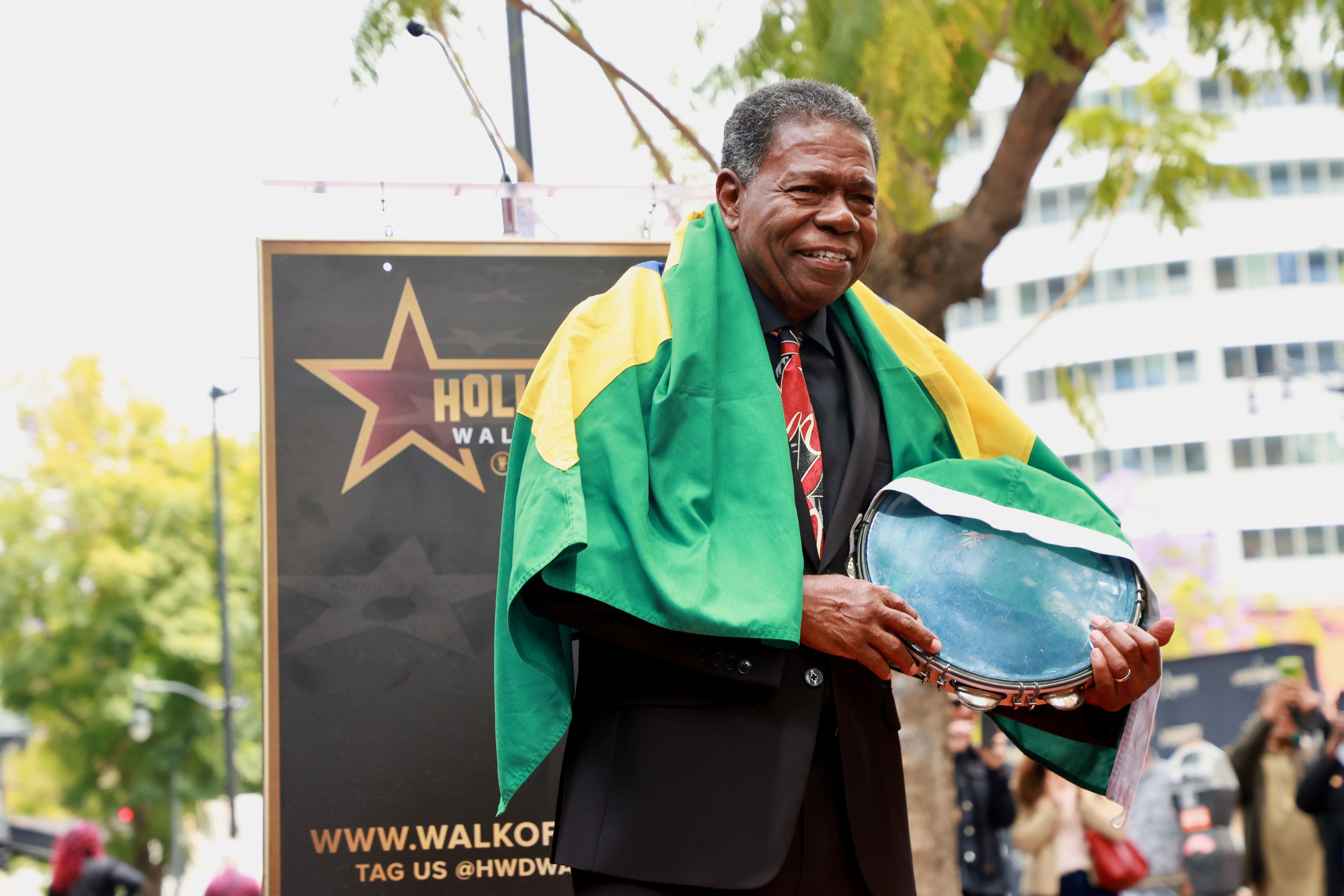 Paulinho Da Costa Honored With A Star On The Hollywood Walk Of Fame
