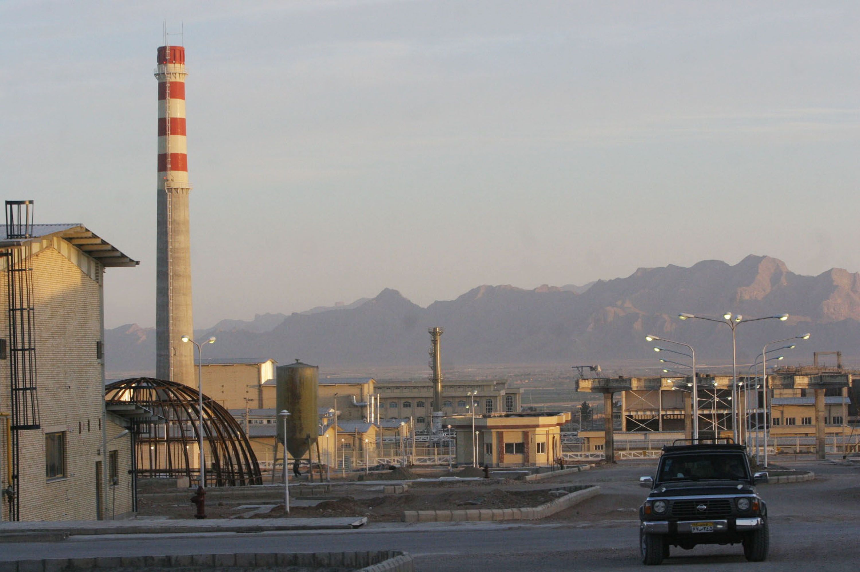 Instalação de conversão de urânio nos arredores da cidade de Isfahan, a cerca de 410 quilômetros ao sul de Teerã.
