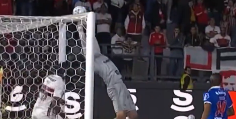 Goleiro Rafael falha em gol do Bahia