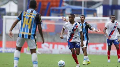 Bahia e Grêmio empatam em 1 a 1 pelo Brasileirão