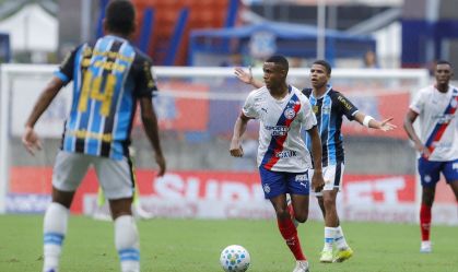 Bahia e Grêmio empatam em 1 a 1 pelo Brasileirão