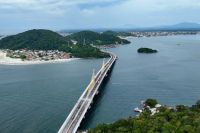 Governo do Paraná inaugura Ponte de Guaratuba; veja imagens