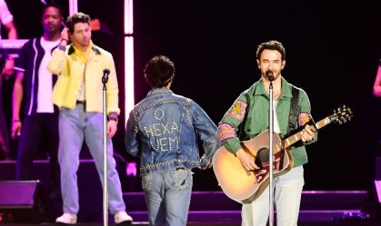 Jonas Brothers se apresentou em São Paulo na última quarta-feira (13)