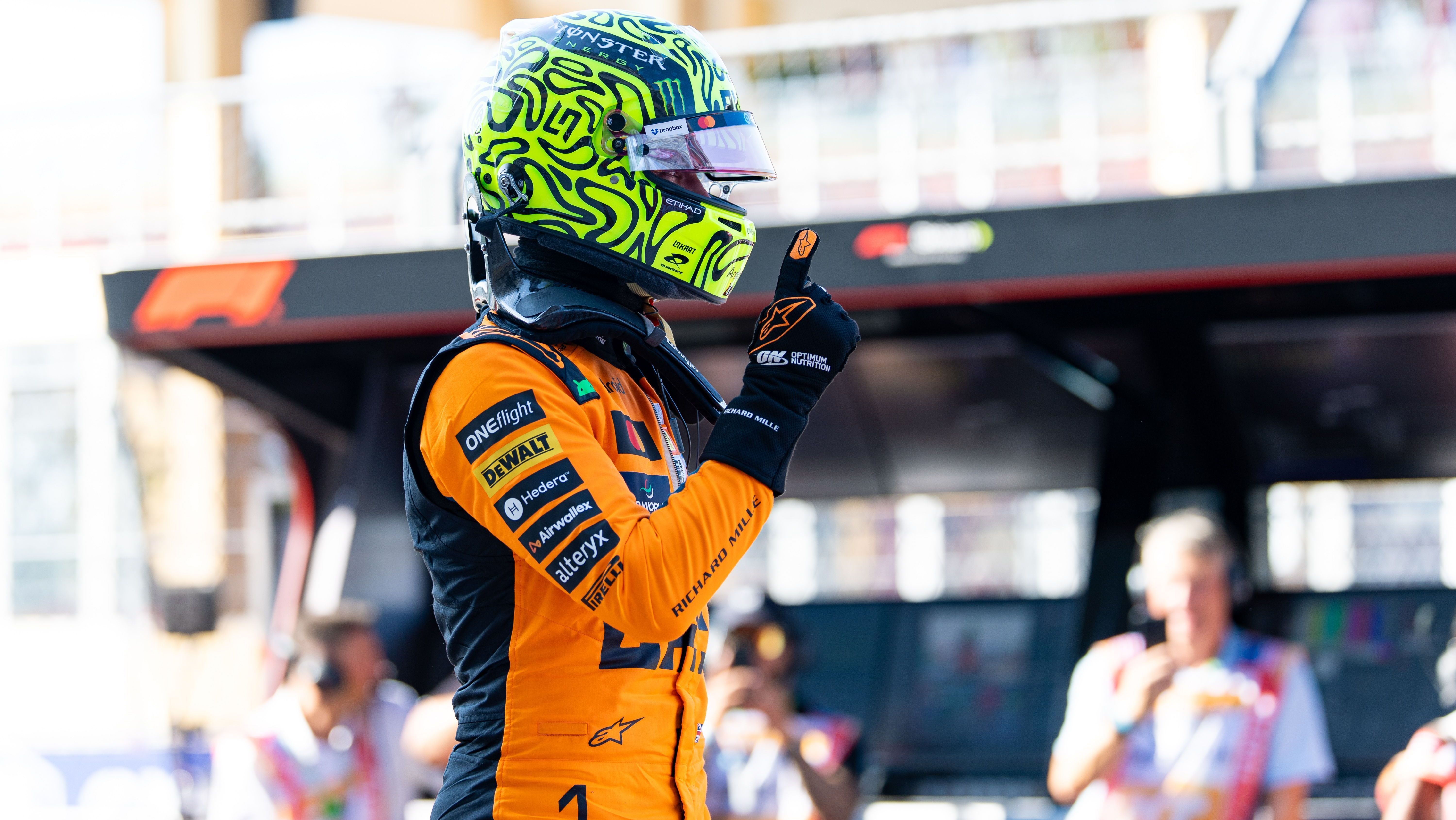 Lando Norris após pole na corrida sprint do GP de Miami