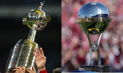 As tão almejadas taças da Libertadores e da Sul-Americana