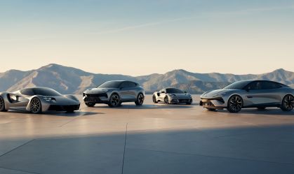 Line-up integral da Lotus Cars, que virá ao Brasil