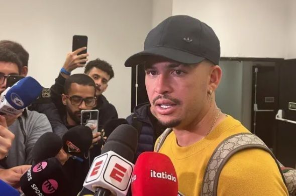 Luciano reclamou sobre as comemorações em Itaquera