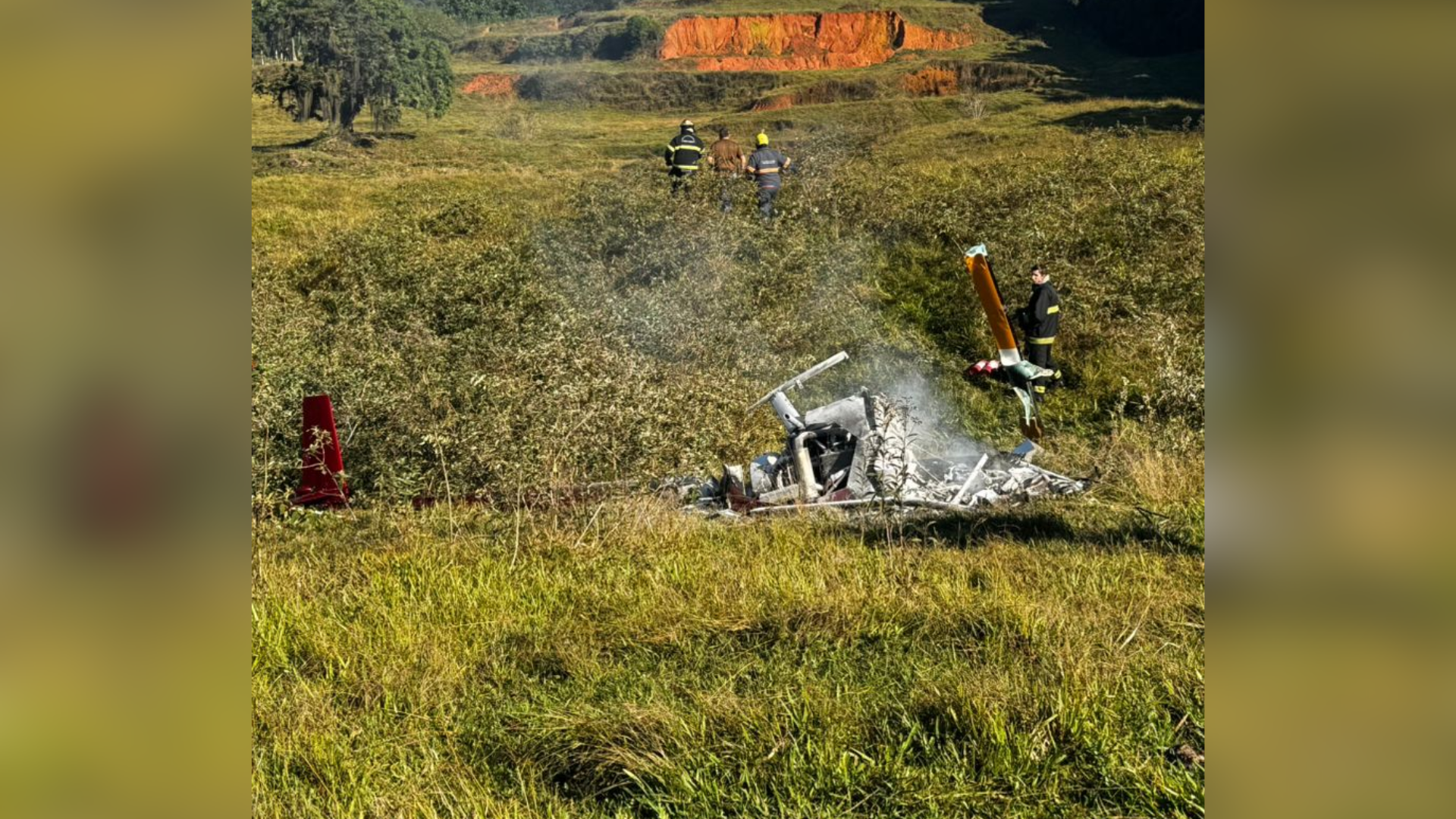 MORRE QUEDA HELICÓPTERO