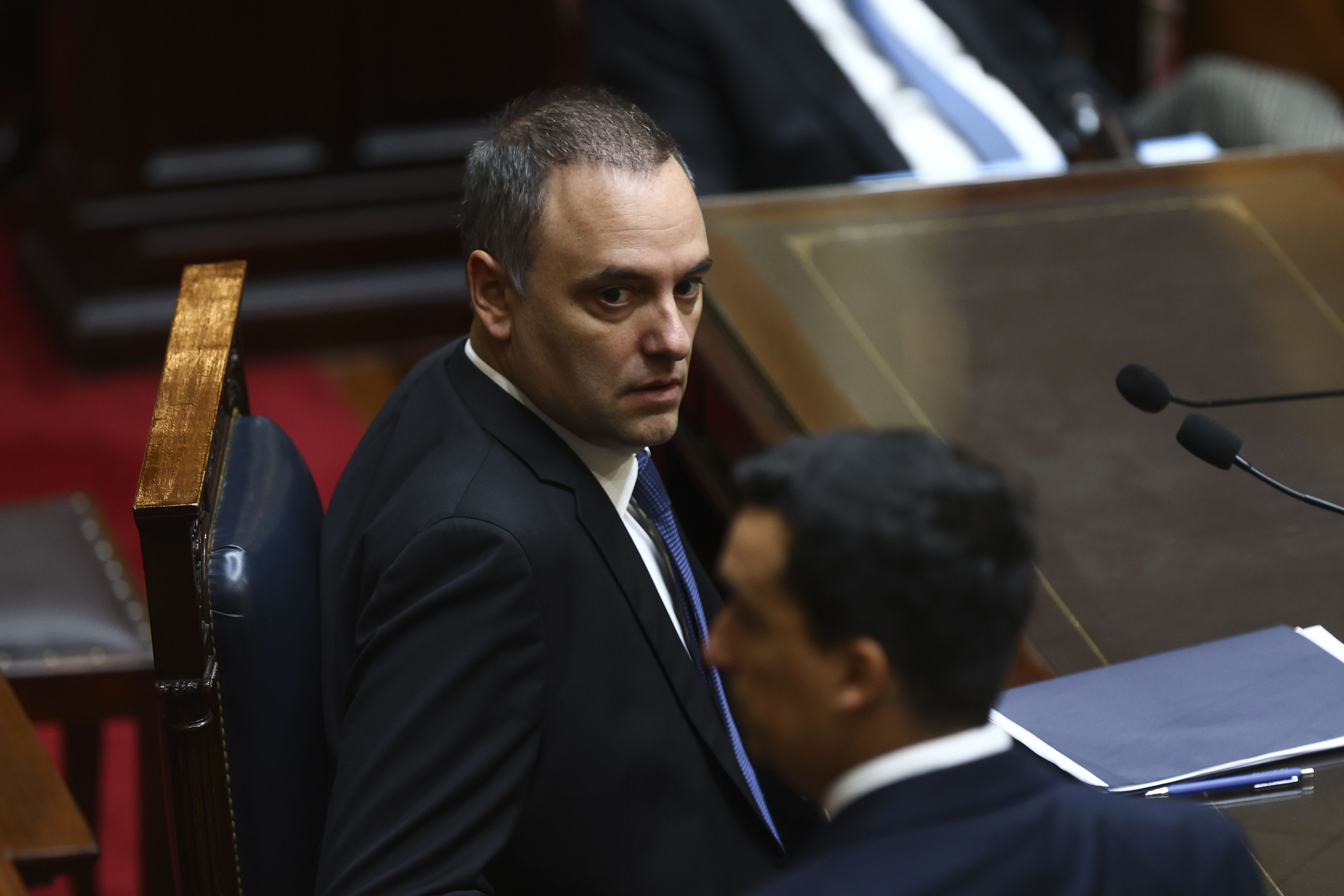 Chief of Cabinet Manuel Adorni delivers management report to National Congress