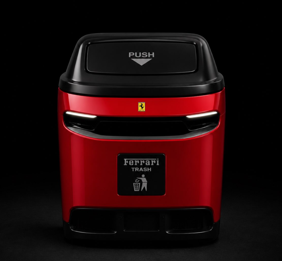 Meme Ferrari Luce lixeira