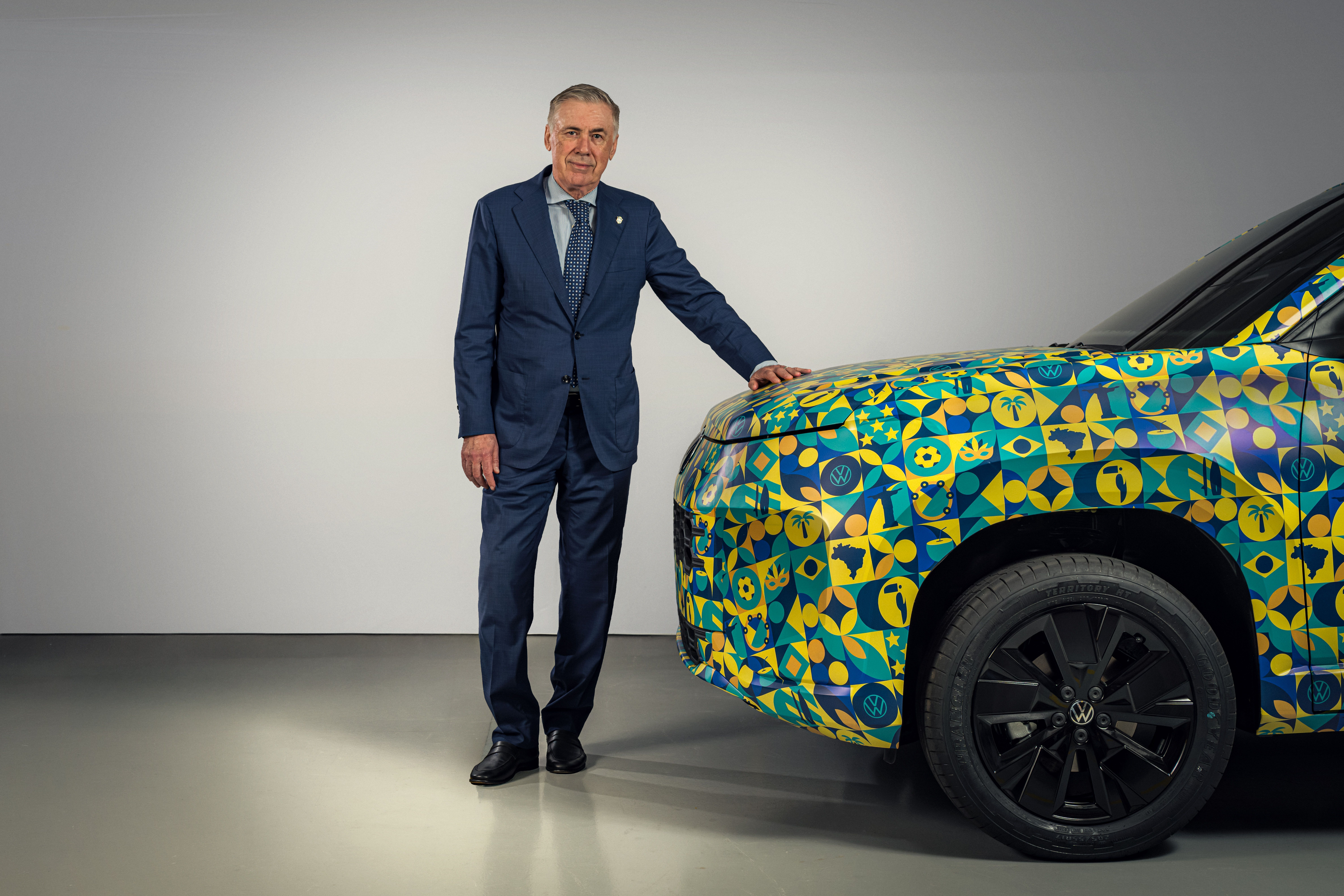 Volkswagen Tukan 2027 e Carlo Ancelotti: picape é revelada no dia da convocação • Divulgação