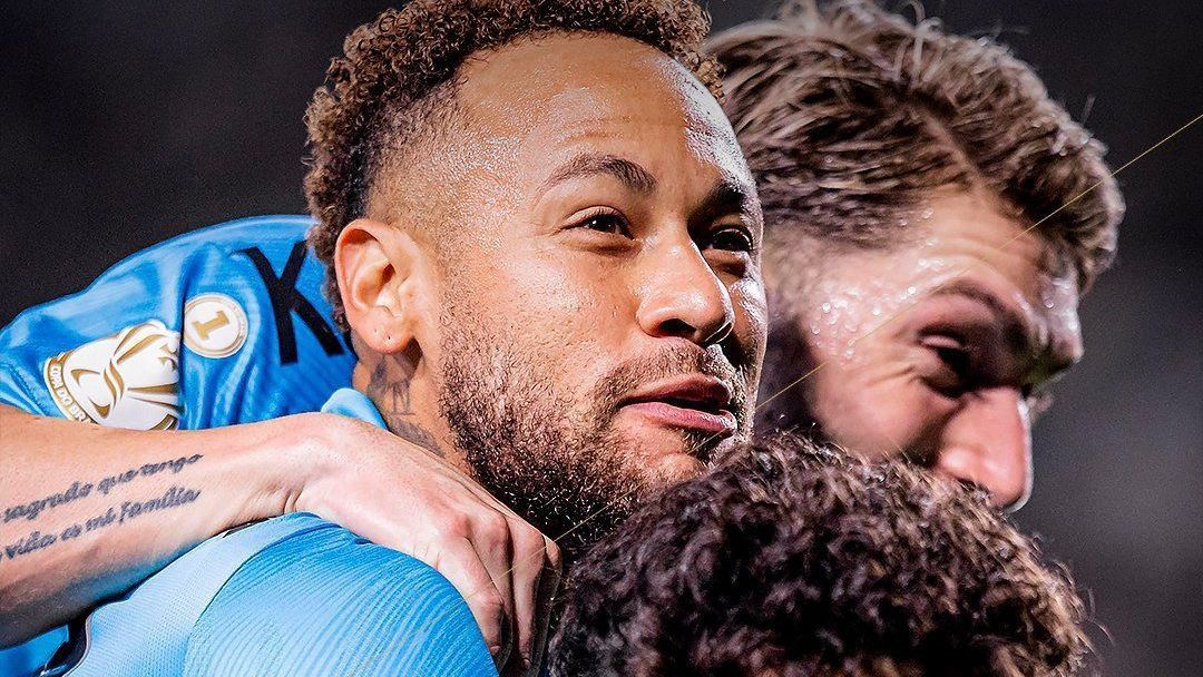 Neymar deu uma assistência na vitória do Santos sobre o Coritiba