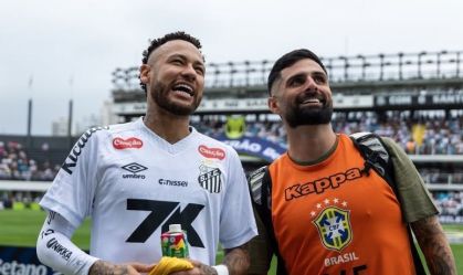 Neymar e o amigo Pedro Lopes