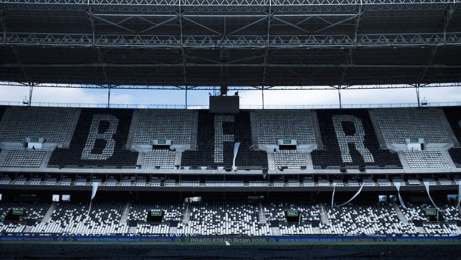 Nilton Santos antes de Botafogo x Remo